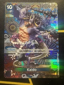 Kaido SP SEC OP04-044 OP05 Alternate Art One Piece Card English TCG Official - Image 1