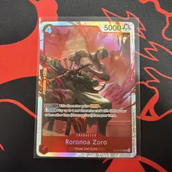 Roronoa Zoro [Foil] ST21-015 ONE PIECE Starter Deck EX: Gear 5 Foil - Image 1