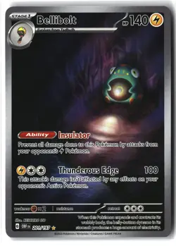 Bellibolt ⭐ 201/197 Holo Illustration Rare Obsidian Flames 2023 Pokemon NM - Image 1