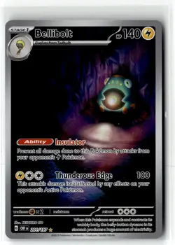 Bellibolt ⭐ 201/197 Holo Illustration Rare Obsidian Flames 2023 Pokemon NM - Image 1