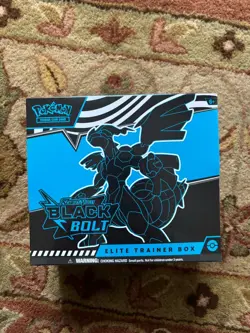 Pokemon TCG Scarlet & Violet 10.5 BLACK BOLT Elite Trainer Box - NEW - SEALED!! - Image 1