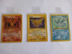 ITA Pokemon Cards: Moltres 27/62 + Articuno 17/62 + Zapdos 30/62 1st Edition - Image 1