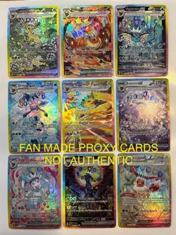 Umbreon Ex 161/131 Special SIR Prismatic Evolutions CUSTOM Fan Art 9 Card Set - Image 1