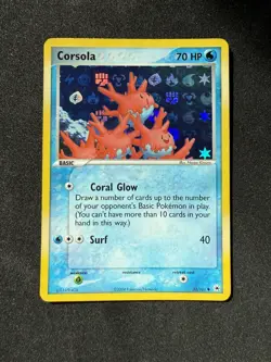 Corsola 32/101 EX Hidden Legends Reverse Holo Pokemon Card TCG - Image 1