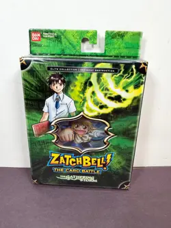 Zatch Bell Card Battle Gathering Storm IMMINENT DESTRUCTION Set Deck TCG Green - Image 1