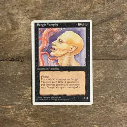 Sengir Vampire LP/MP Fourth Edition 4ED Magic the Gathering Card MTG TCG - Image 1