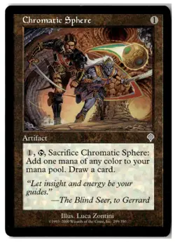 MTG Chromatic Sphere - Invasion Moderately Played English Playset (x4) - Image 1