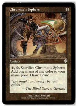 MTG Chromatic Sphere - Invasion Moderately Played English Playset (x4) - Image 3