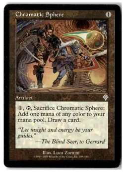 MTG Chromatic Sphere - Invasion Moderately Played English Playset (x4) - Image 5