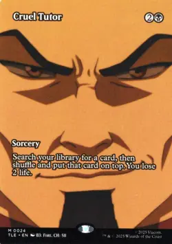 Cruel Tutor (Borderless) 0024 - Avatar: The Last Airbender TLE MTG NM/M Regular - Image 1