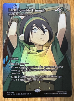 MTG: Avatar: The Last Airbender Eternal-Legal, Earth Rumble Triumph - Foil - Image 1