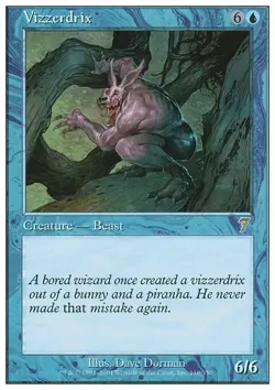 Magic the Gathering MTG Vizzerdrix (110) Seventh Edition LP - Image 1