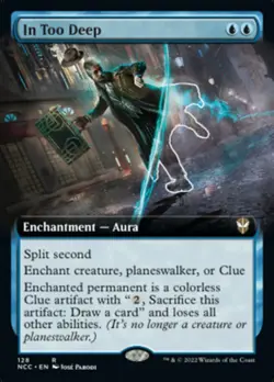 In Too Deep (Extended Art) [Streets of New Capenna Commander] Magic MTG - Image 1