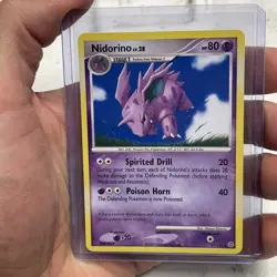 Pokemon Nidorino 57/132 Normal Uncommon Secret Wonders NM Near Mint Pokemon 2007 - Image 1