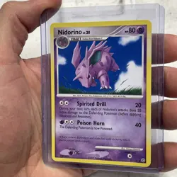 Pokemon Nidorino 57/132 Normal Uncommon Secret Wonders NM Near Mint Pokemon 2007 - Image 2