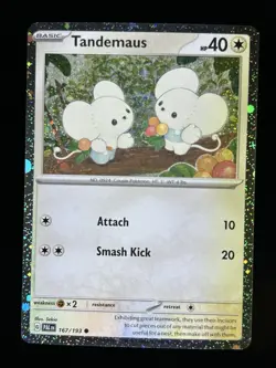 Tandemaus 167/193 SV02: Paldea Evolved Cosmos Holo Promo Pokemon Card - Image 1