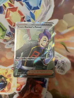 Pokemon TCG - Team Rocket's Petrel 226/182 Full Art Destined Rivals NM - Image 1