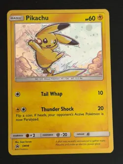 Pokemon TCG Pikachu SM98 Holo Sun & Moon 2017 Promo M/NM - Image 1