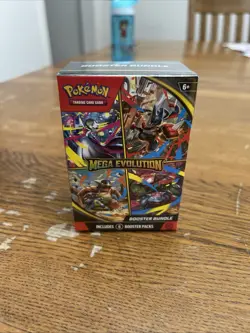 Pokemon TCG Mega Evolution Booster Bundle (6 Packs) Factory Sealed 2025 NEW - Image 1