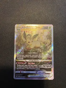 Pokemon TCG Leafeon VSTAR GG35/GG70 Crown Zenith Ultra Rare NM/M Condition - Image 1