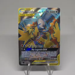 Moltres & Zapdos & Articuno GX Pokemon Tag Team - Hidden Fates - NM - Image 1