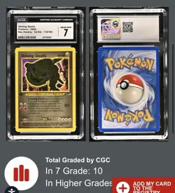 Pokemon Shining Steelix Neo Destiny 1st Edition Holo Secret Rare #112 Cgc 7 - Image 3