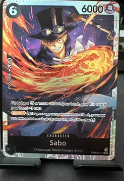 One Piece TCG | Sabo PRB02-014 SR - One Piece Card the Best Vol. 2 NM - Image 1