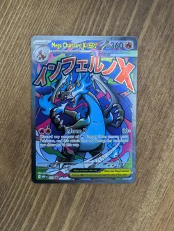 Mega Charizard x EX 023 Me: Mega Evolution Promo Holo Pokemon Card Mint - Image 1