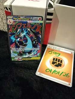 Mega Charizard x EX 023 Me: Mega Evolution Promo Holo Pokemon Card Mint - Image 1