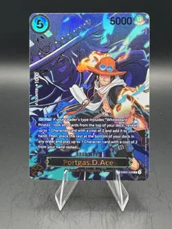 One Piece TCG - Carrying On His Will (OP13) - Portgas.D.Ace - EB02-028 (SP) - Image 1
