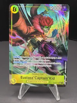 OP10-112 Eustass Captain Kid Rare Alt Art SR English One Piece TCG-NM or better - Image 1