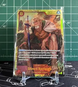 One Piece TCG: Silvers Rayleigh OP08-118 SEC Two Legends NM Foil - Image 1