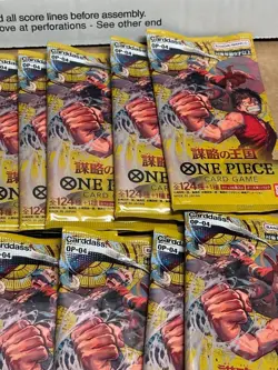 (24) One Piece TCG OP-04 Kingdoms of Intrigue Booster Packs Japanese Sealed - Image 3