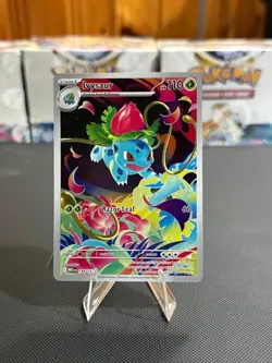 Pokemon TCG Mega Evolutions ENGLISH NM Ivysaur 134/132 Illustration Rare - Image 1