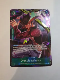 Dracule Mihawk #ST12-003 SR One Piece TCG Illustration Box Vol 4 NM Promo - Image 1