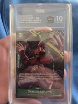 One Piece TCG Dracule Mihawk (Illustration Box Vol.4) ST12-003 Promo! TAG 10 - Image 2