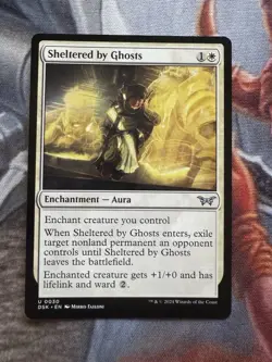 Sheltered by Ghosts [Duskmourn: House of Horror] MTG Magic #0030 - Image 1