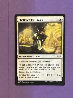 Sheltered by Ghosts - Regular Uncommon - Duskmourn House of Horror 0030 MTG - Image 1