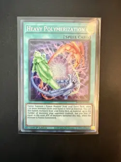Heavy Polymerization MP24-EN150 Prismatic Secret Rare 1st Edition Yugioh NM - Image 1