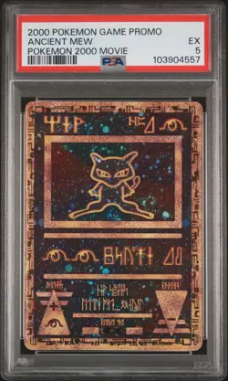 2000 POKEMON GAME MOVIE POKEMON 2000 MOVIE ANCIENT MEW PSA 5 - Image 1