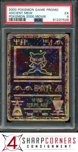 2000 POKEMON GAME POKEMON 2000 MOVIE PROMO ANCIENT MEW PSA 5 - Image 1