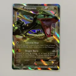 Pokemon Rayquaza EX 85/124 Ultra Rare BW Dragons Exalted NM Centered TCG 2012 - Image 1