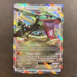 Pokemon Rayquaza EX 85/124 Ultra Rare BW Dragons Exalted NM Centered TCG 2012 - Image 3