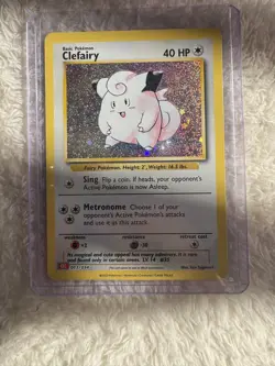 Clefairy Holo 013/034 English Pokemon Trading Card Game Classic 2023 - Image 1