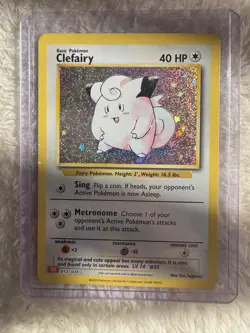 Clefairy Holo 013/034 English Pokemon Trading Card Game Classic 2023 - Image 2