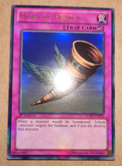 LCJW-EN292 Horn Of Heaven Ultra Rare 1st Edition Yugioh Card - Image 1