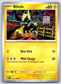 Blitzle - Paradox Rift PAR 062/182 Shinji Kanda Pokemon Card NM - Image 1