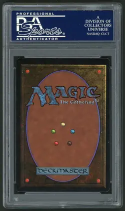 1993 MTG Magic the Gathering Card Beta Sea Serpent PSA 8 - Image 2