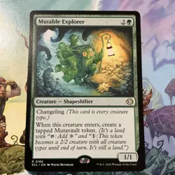 MTG 00186 MUTABLE EXPLORER Shapeshifter Rare Lorwyn Eclipsed card⚔NM/MT - Image 1