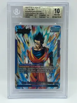 Son Gohan: Adolescence [Alt Art] FB04-026 Dragon Ball Cards BGS 10 Pristine - Image 1